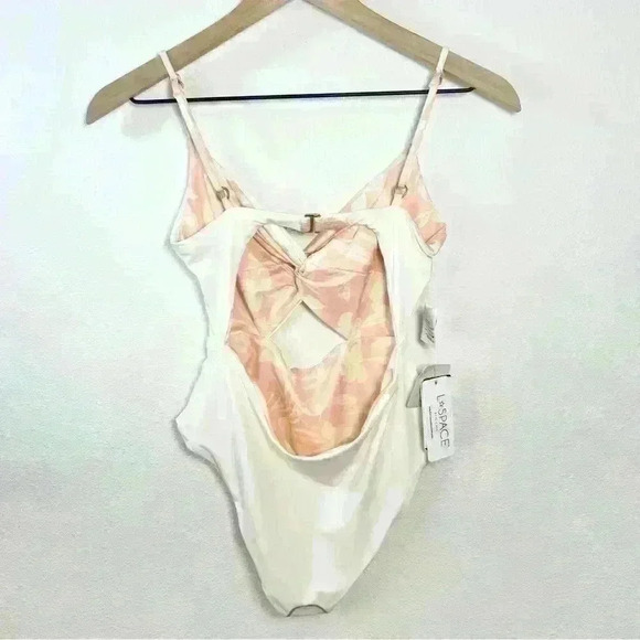 NWT L*SPACE Kyslee One-Piece Reversible Swimsuit in Paradise Blooms Size 8 - Picture 10 of 13